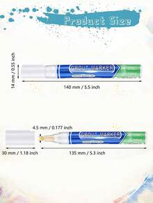 Grout Pen & 3-In-1 Silicone Caulking Tool, Sealant Finishing Tool Grout Remove Scraper & Waterproof Grout Pen For Bathroom Kitchen Floor Window Sink Joint Frames Seal, Ideal For Sealing, Cleaning, And Scraping Glue, Handle For Easy Use, Caulking Tool, Ergonomic Handle