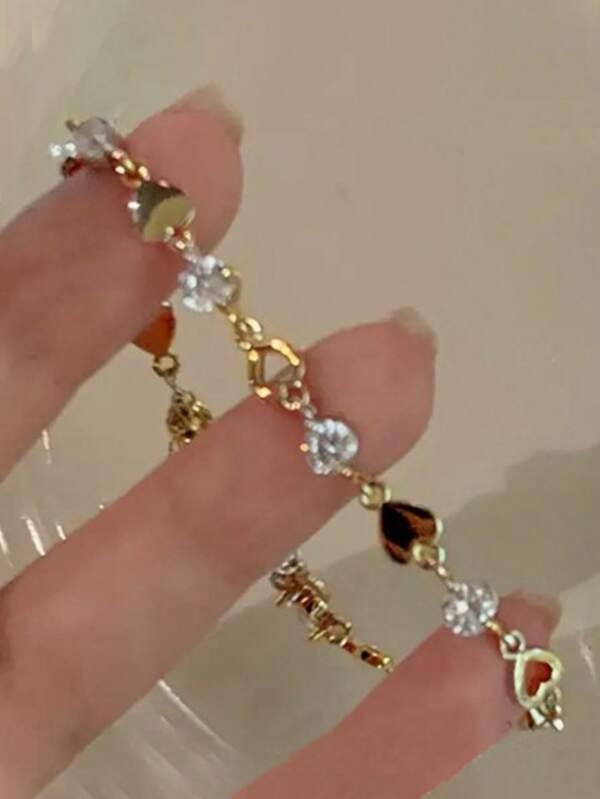 1 pieza Brazalete minimalista de moda, accesorio versátil para niñas, fiestas, regalos, uso diario