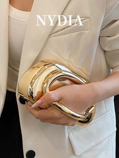 1pc Minimalist Casual Vintage Elegant Handbag Clutch Shoulder Crossbody Bag, Suitable For Party, New Year