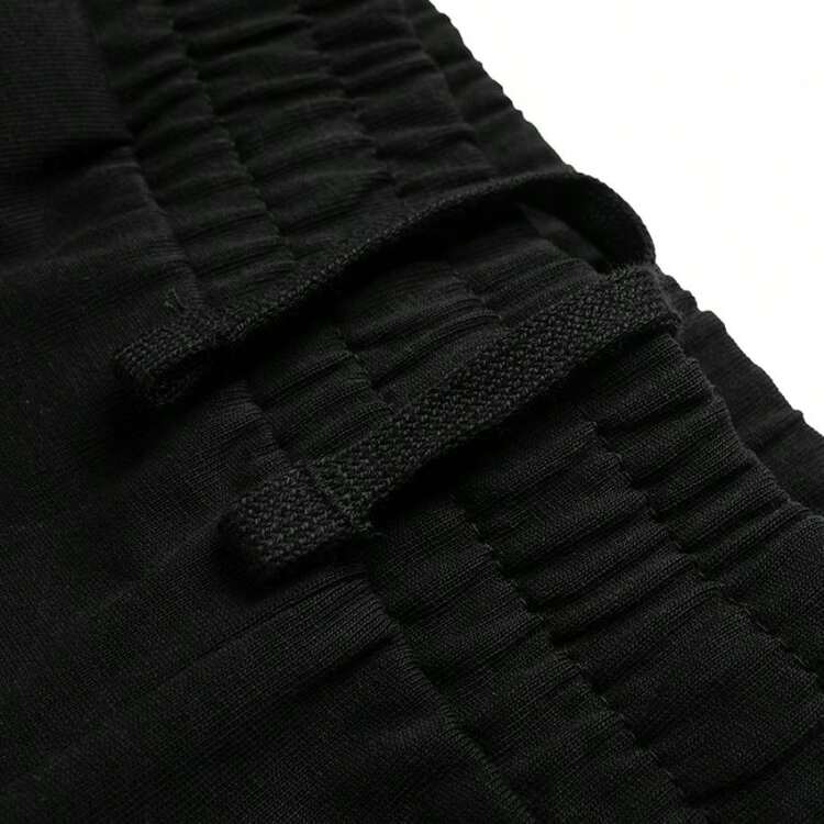 Puma ESS No. 1 Logo Jersey Shorts 10" 男士运动短裤，跑步、健身运动短裤，舒适透气休闲短裤 - 黑色 - 查看 6