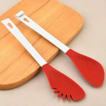 1pc Silicone Food Tongs, 2-In-1 Detachable Pasta/BBQ Tongs, Oven Safe & Dishwasher Safe