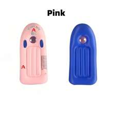 1 Pack PVC Thickened Inflatable Body Boards With Handles For Water Slides, Surfing Board For Slip Slide, Swimming Pool Floating Water Boards Learn To Swim, Beach Ocean Swimming Pool Float, Summer Water Fun, Beach Essentials, Beach Accessories