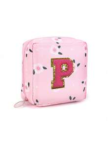 Sanitary Napkin Storage Bag, Female Tampon Storage Bag, Letter Pattern Sanitary Napkin Storage Bag, Portable Cosmetic Lipstick Bag, Large Capacity Waterproof Menstrual Bag, Portable Travel Storage Bag, School Supplies Storage Bag, Coin Purse, Pen Bag, Girls Cash Bag, Used To Store Sanitary Napkins And Panty Liners, Cosmetics Storage, Is A Must-Have For Girls Going Out, Bohemian Atmosphere Makeup Travel Toiletry Organizer Essentials Gifts Storage Zipper Accessories Nail,Makeup Bag,Make Up Bag,Makeup Bags,Cosmetic Bag,Makeup Organiser,Travel,Makeup Pouch,Bag,Vanity,Make Up Pouch,Travel Essentials,Pouch Bag,Make Up Bags,Bags,Travel Essential,Vanity Accessories,Small Makeup Bag,Makeup Pouch,Cosmetic Bag,Travel Essential,Large Capacity,Large Makeup Bag,Christmas Gifts,Pouch,Travel,Gifts For Women Travel Essential,Pouch,Clutch / Small Handbag, Makeup Organizer,Makeup Organize,Pouch,Brush Holder,Mini Pouch,Large Capacity Pouch - Multicolor - View 12