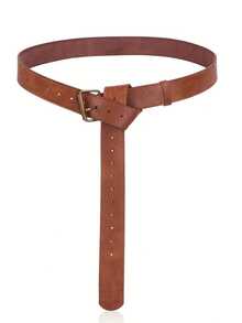 2PCS Medieval Alchemy Faux Leather Belt 4 Cork Potion Bottles Halloween Fantasy Wizard Vintage Waist Bag Side Bag Cosplay Accessories - A - View 3