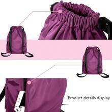 Zaino grande impermeabile con motivo a rombi, stile outdoor, materiale in nylon, tasche per sport e fitness, con chiusura di sicurezza, ideale per il ritorno a scuola