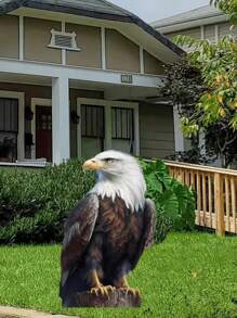 تمثال عقاب شرس للحديقة أو الفناء الخارجي، ديكور للحديقة أو الصالة الخارجية