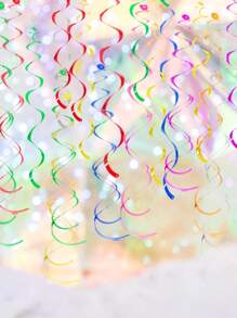 42/84 Pieces Hanging Swirls Whirls Party Decoration Streamers Decorations For Thanksgiving Day Birthday Baby Shower Graduation Wedding Celebration Tea Party