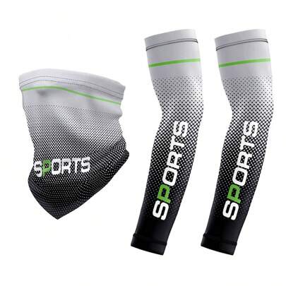 Ice Sleeve Summer Cooling Arm Sleeve Cycling Arm Sleeves Outdoor Motorcycle Fishing UV Protection Arm Cover, Ice Silk Arm Warmers Autumn Outfits Halloween Costumes Black Arm Sleeve Gifts For Men