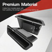 Front Row Door Side Storage Box Handle Tray Interior Accessories Compatible With Mustang 2015-2025(2pcs), Accessories