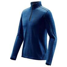 Stormtech Mens Thermal Quarter Zip Base Layer Top (Ocean) - Coffee Brown - View 3