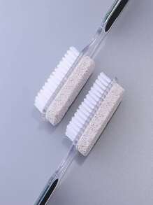 1/2PCS Exfoliating Foot Scrub Brush, Callus Remover With Ergonomic Handle, Non-Slip Pedicure Tool, Durable Bristles For Effective Dead Skin Removal, Foot Care Essential For Soft, Smooth Feet, Waterproof Design, Easy Grip Handle, Ideal For Wet Or Dry Use In The Shower, Bath, Home Spa, Or Travel