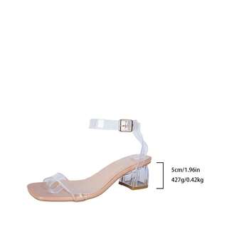 2025年夏季新款少女高跟凉鞋，适合户外穿着，舞台表演，时尚百搭