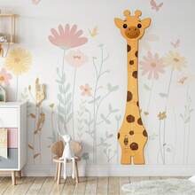 1PC Personalized Wood Height Ruler, Wooden Giraffe Growth Chart Ruler, Customized Children's Name, Wooden Measuring Ruler For Children's Room Decoration/Children's Height Indoor Altimeter, Decoration Items Refresh Your Home - Multicolor - View 9
