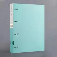 1 pieza Carpeta organizadora A4 con anillos, 4 anillos en D y broche, útiles escolares para volver al cole