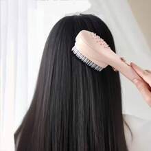 1 pièce Peigne à cheveux magique extensible, pour le nettoyage du cuir chevelu sans endommager les cheveux, brosse de massage capillaire portable, brosse de massage antistatic pour la maison, brosse de massage du cuir chevelu moelleuse, cadeau pour les amis et les aînés