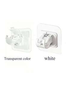 2/8 件窗帘杆挂钩，免钻墙钩，可调节窗帘杆挂钩，实用挂钩，可调节毛巾架，适用于家庭、宿舍、客厅、卧室、厨房、浴室、酒店 - 彩色 - 查看 11