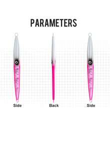 1pc 100g Deep Sea Metal Jig Fishing Jigbait Spoon Baits Jig Lure Pencil Fast Sinking Fishing Tackle - Multicolor - View 4