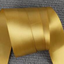 1pc 38mm Single Face Polyester Ribbons Solid Color Satin Ribbon For Handmade Craft Gifts Wedding Christmas Decoration DIY Bows