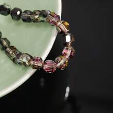 60 Peças de Contas de Vidro Brilhantes Coloridas Prateadas, Pulseira Feita à Mão DIY, Colar, Jóias, Acessórios de Cabelo, Encantos de Bolsa/Telefone