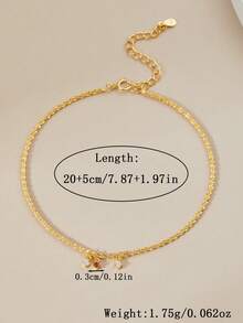 1pc 925 Sterling Silver Snowflake Single Layer Anklet, Minimalist Niche Design, Versatile For Everyday, Dating, Beach, Gift For Girlfriend