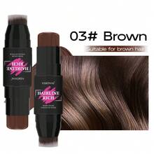 VERONNI 2 合 1 临时染发笔带刷 - 快速覆盖白色和灰色，防水根部补色棒打造自然外观 - 彩色 - 查看 12