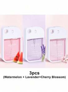 1/3/6pcs 50ml Various Scents Of Water-Free Hand Sanitizer, Two Models Are Randomly Shipped, Hyaluronic Acid Spray Hand Sanitizer Fragrance Spray Hand Sanitizer, Portable Travel Hand Sanitizer