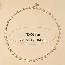 1 件/海洋风格优雅腰链、贝壳和玻璃装饰 - 复古别致，女士四季皆宜 - 彩色 - 查看 5