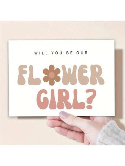 1/2/5/10pcs Flower Proposal Card: Wedding Card For The Special Lady In Your Life With Blank Pages Inside, Perfect Gift For Father's Day, Mother's Day, Valentine's Day, Thanksgiving, Various Holidays, Anniversaries, Parties, Weddings And Special Occasions