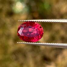 100% Padparadscha Sapphire Loose Stone, Oval Cut, Suitable For Pendant Making, High-End Jewelry Making Material, DIY - Padparadscha - View 6