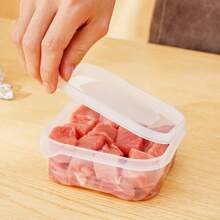 3/9pcs L-Size Covered Refrigerator Food Storage Boxes, Airtight Stackable Meal Prep/Freezer Containers, Kitchen Storage, Food Storage, Room Decoration, Suitable For Kitchen, Restaurant, Party, Camping, Gathering, Gift For Friends, Family Gift