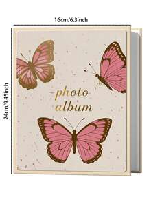 6-Inch Photo Album, 200 Pockets, Velvet Material, Cartoon Design, Suitable For Family And Friends - Capture Every Moment With Photos