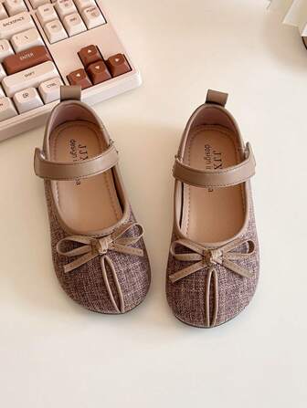 1 Pair Of Children's Flat Shoes, Girls' Shoes, Baby Walking Shoes, 2025 New Model, Suitable For All Seasons, Lightweight , A Gift For Babies