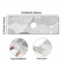 1pc Sink Faucet Suction Pad, Drainage Pad, Kitchen, Bathroom Sink, Countertop, Drainage Pad, Diatomite Washbasin, Cuttable And Quick Drying Pad.,Non-Slip Kitchen Mats For Sink Side, Natural And Hygienic Kitchen Essential For Home And Kitchen Room Decor, Part Of Your Cozy Fall& Winter Styles And Christmas Decorations