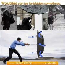 Super Big Top Quality Umbrella Double Strong Rain Woman Windproof Paragua Male Women Sun 3 Floding Fashion Business Men Umbrella Summer Cooling,Beach,Travel