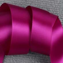 1pc 38mm Single Face Polyester Ribbons Solid Color Satin Ribbon For Handmade Craft Gifts Wedding Christmas Decoration DIY Bows