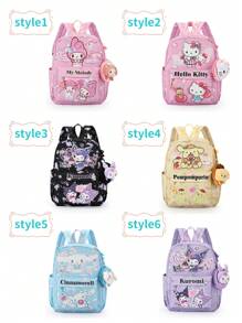 Sanrio Sanrio Shoulder Bag Handbag Tote Women's Bag Crossbody Hello Kitty Melody Kuromi Pudding Dog Cinnamon Dog Doll Doll Bag Cartoon Printing Portable Cute Large Capacity Coin Purse Summer Beach Bag Travel Accessories Cruise Essentials Travel Bag Wash Bag Waterproof, Back To School Essentials