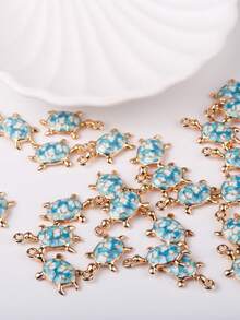 10pcs/Pack Cute Turtle Pendant Accessories For DIY Jewelry Making, Necklace, Bracelet, Earrings - Turtle - View 5