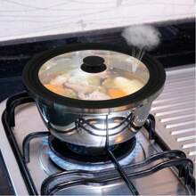 2 pièces Couvercle universel pour casseroles, poêles et poêles, couvercle de casserole avec rebord en silicone résistant à la chaleur et verre trempé, convient aux casseroles et poêles de 6 ", 7 ", 8 ", 9,5 ", 10,5 ", 11 " de diamètre