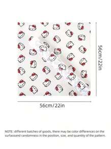 Sanrio Sanrio 20pcs Sanrio Hello Kitty Gift Wrap Paper Cartoon Patterned Waterproof Wrapping Sheets With Ribbon For DIY Crafts Gifts And Floral Bouquets