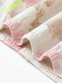 Áo khoác chống nắng cotton nguyên chất cho bé trai và bé gái mùa hè Áo sơ mi rộng rãi nhẹ có điều hòa cho bé mới sinh - Tông màu cà phê đỏ - Xem 8
