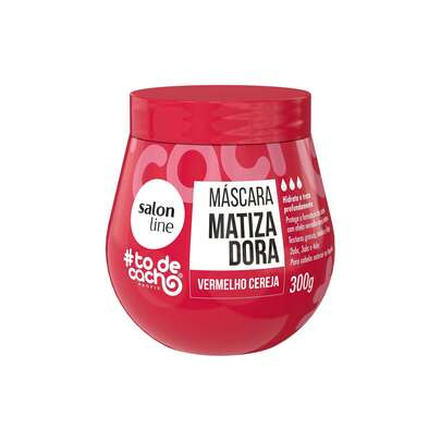 Salon Line Máscara Matizadora #todecacho Vermelho Cereja 300g