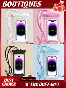 5件套防水手机袋、手机干燥袋、防水手机袋、手机防水袋、防水手机袋、防水袋、手机袋、防水袋、手机防水袋、沙滩包、防水手机壳、防水干燥袋、防水袋 - 升級款氣囊款 - 查看 2