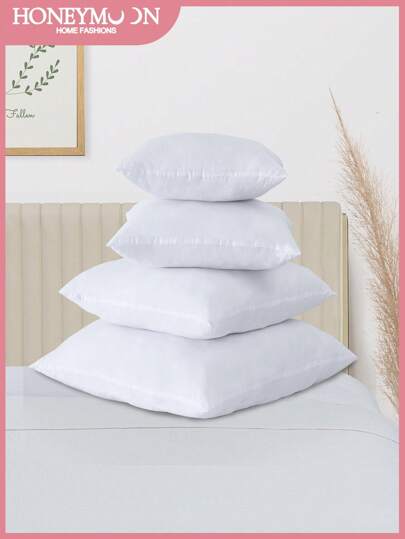 1pc Bedding Throw Kussen Insert, Ho hold ative Pillow, Breathable, Com table, Fluffy Cushion, Pressure Relax Bedroom, Couch, Guest Room, Dormitory, All Size Bed Twin, Full, King, Queen view 2