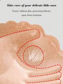 1 件女士透气胸罩 + 免费 1 件防滑透明肩带小胸加厚掌心杯前推式粘合胸罩