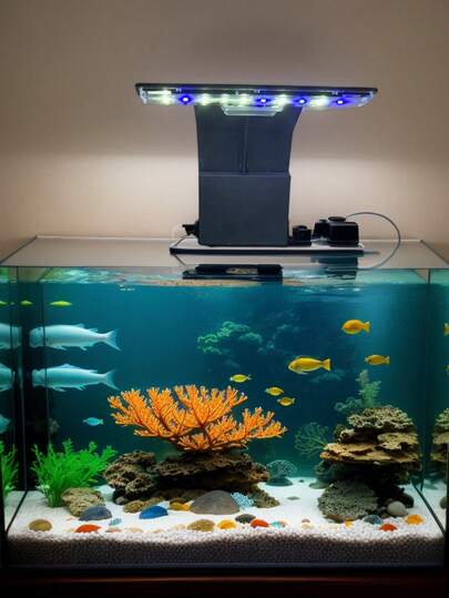 Luz para acuario, luz para pecera, iluminación para plantas acuáticas, lámpara decorativa, luz de cultivo de plantas alimentada por USB