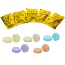40pcs/20pack Car Air Freshener Tablets - Paper Scented Refills For Vent Clip & Hanging Diffusers, Assorted Fragrances Including Ocean, Lavender, Lemon, Peach, Platinum Shower - Vehicle Aroma Replacement Pads - For Car & Home