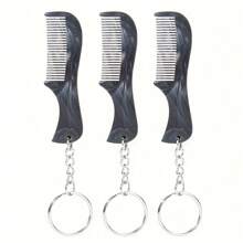 Extra Small Size Men's Mustache And Beard Pocket Comb, Fine Teeth, Suitable For Facial Hair Grooming And Styling. Handmade From High-Quality Cellulose Acetate, Hand-Cut And Polished