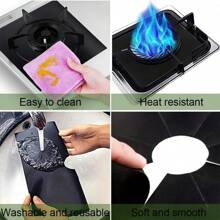 2pcs Reusable Gas Stove Burner Covers - Quick Clean, Stovetop Protector, Easy Cooking & Cleaning, Stove Top Protector (Random Color)