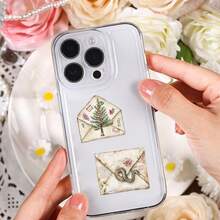 50pcs Vintage Envelope Graffiti Stickers Suitable For Decorating Mobile Phone Case Water Bottle Suitcase Guitar Creative Waterproof Decals - Multicolor - View 9