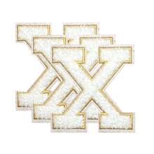 3/26 件 A-Z 3.15 英寸雪尼尔刺绣字母、熨烫补丁、缝制/熨烫装饰数字徽章、服装配饰（用于衣服、夹克、帽子、书籍、背包）、DIY 刺绣补丁 - 彩色 - 查看 175